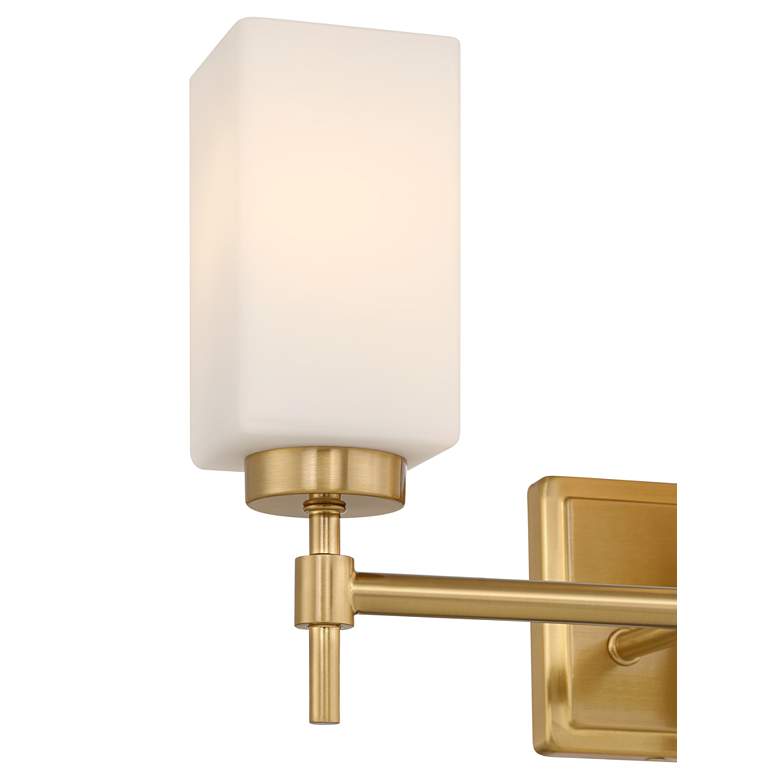 Image 3 Possini Euro Salo 20 3/4" Wide Gold 3-Light Bath Light more views