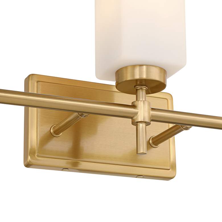 Image 4 Possini Euro Salo 20 3/4" Wide Gold 3-Light Bath Light more views