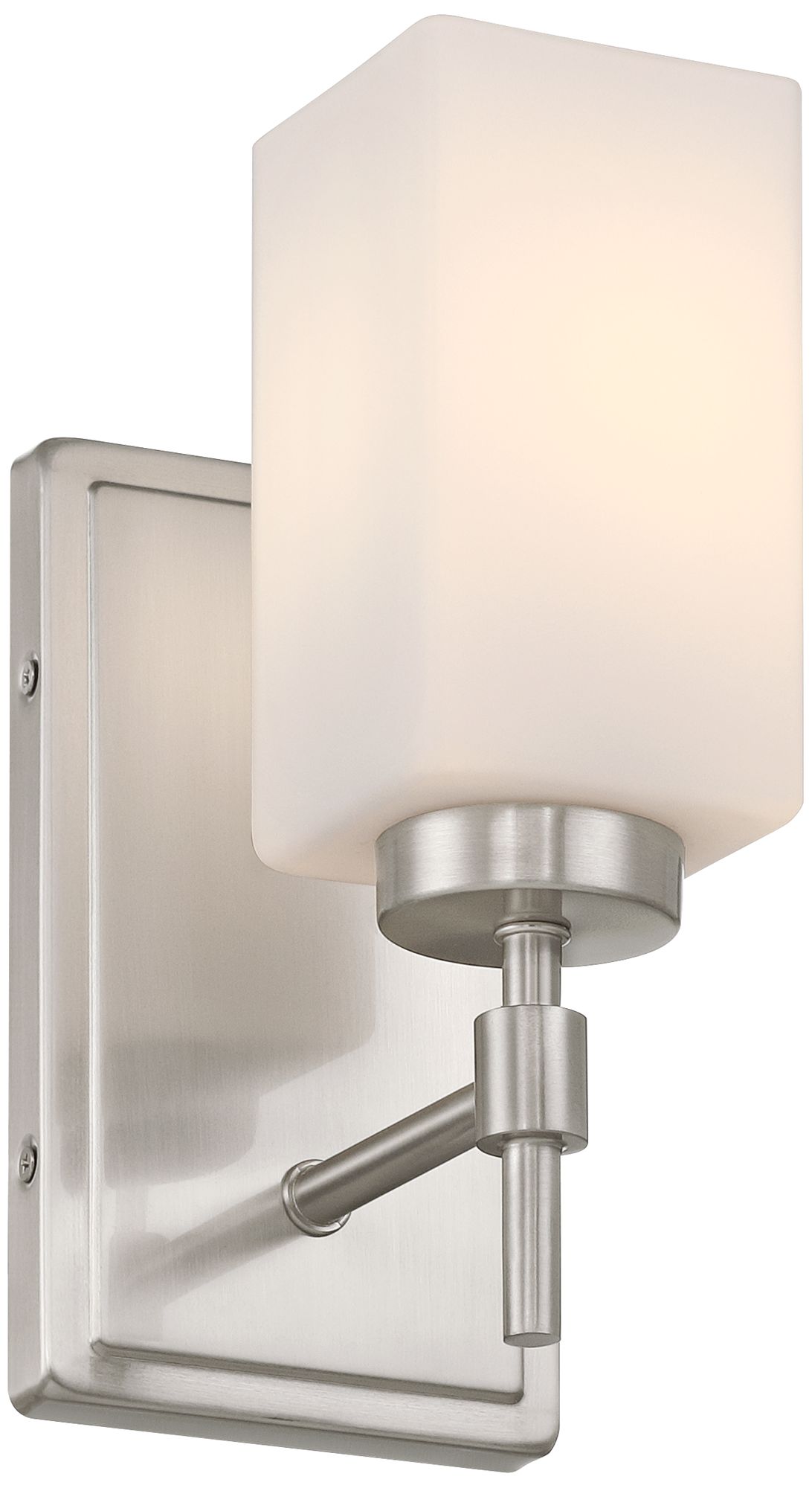 Image 7 Possini Euro Salo 9 3/4" High Brushed Nickel Wall Sconce Set of 2 more views