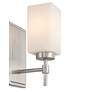 3_Possini Euro Salo 9 3/4" High Brushed Nickel Wall Sconce more views