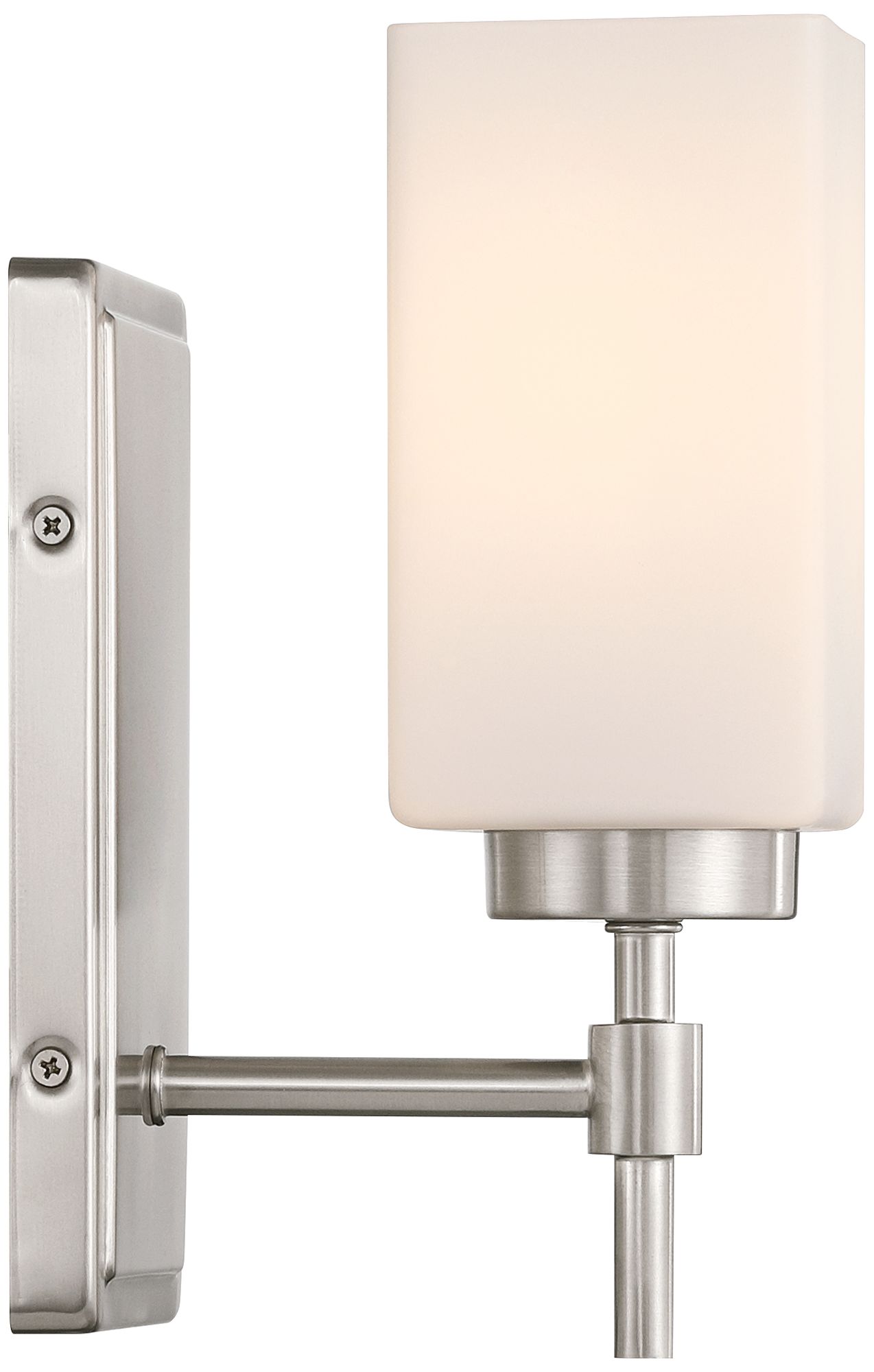 Possini Euro Salo 9 3/4" High Brushed Nickel Wall Sconce