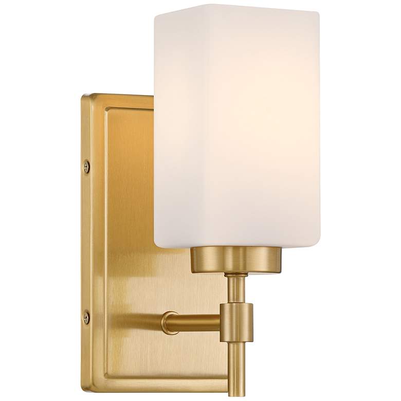 Image 2 Possini Euro Salo 9 3/4" High Gold Wall Sconce