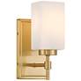 2_Possini Euro Salo 9 3/4" High Gold Wall Sconce