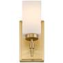 6_Possini Euro Salo 9 3/4" High Gold Wall Sconce more views