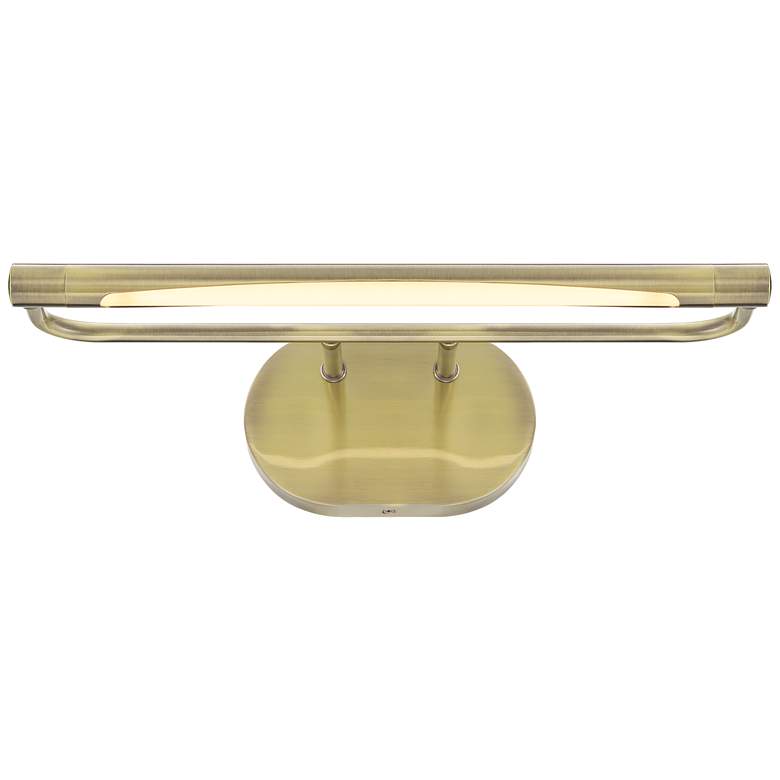 Image 5 Possini Euro Samuel 17" Wide Antique Brass LED Picture Light more views