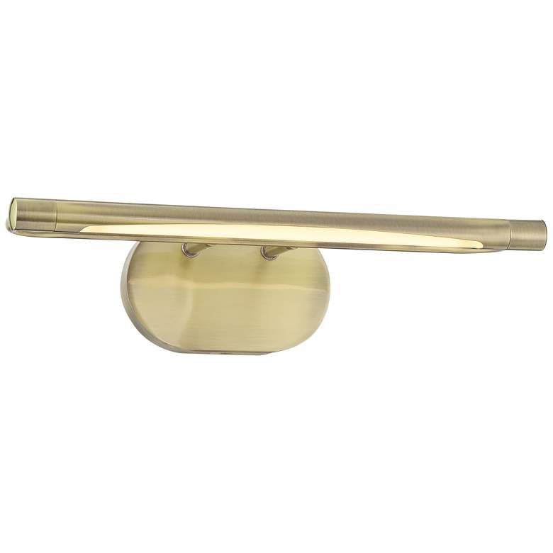 Image 6 Possini Euro Samuel 17" Wide Antique Brass LED Picture Light more views