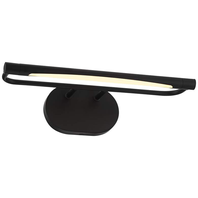 Image 2 Possini Euro Samuel 17" Wide Black LED Picture Light