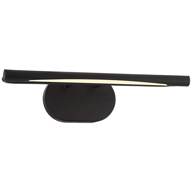 Image 5 Possini Euro Samuel 17" Wide Black LED Picture Light more views