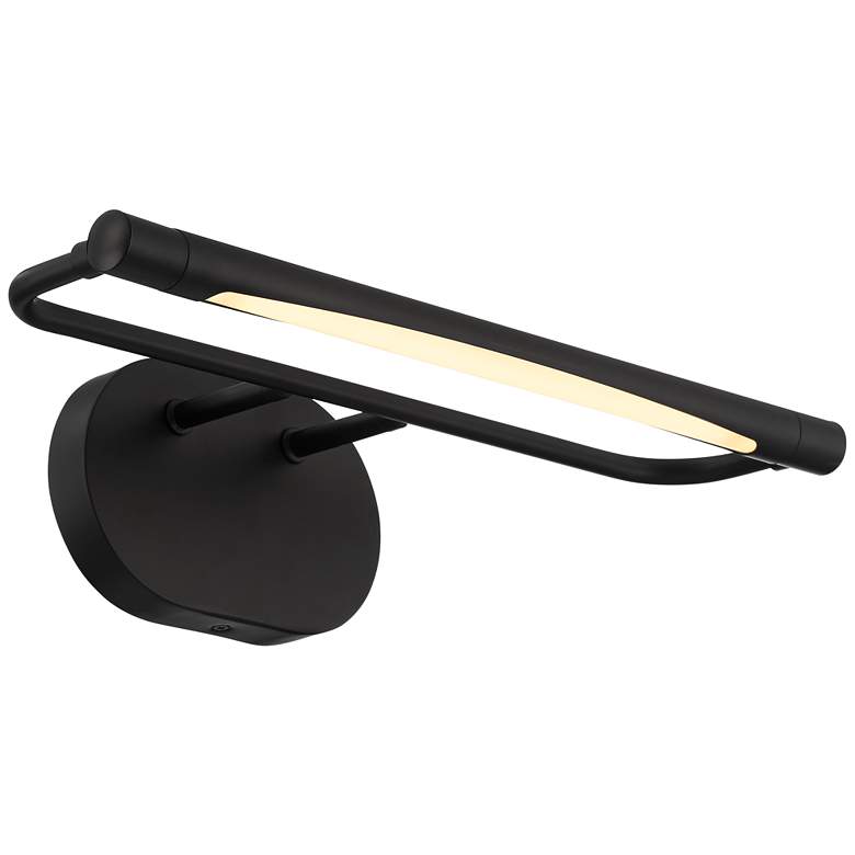 Image 6 Possini Euro Samuel 17" Wide Black LED Picture Light more views