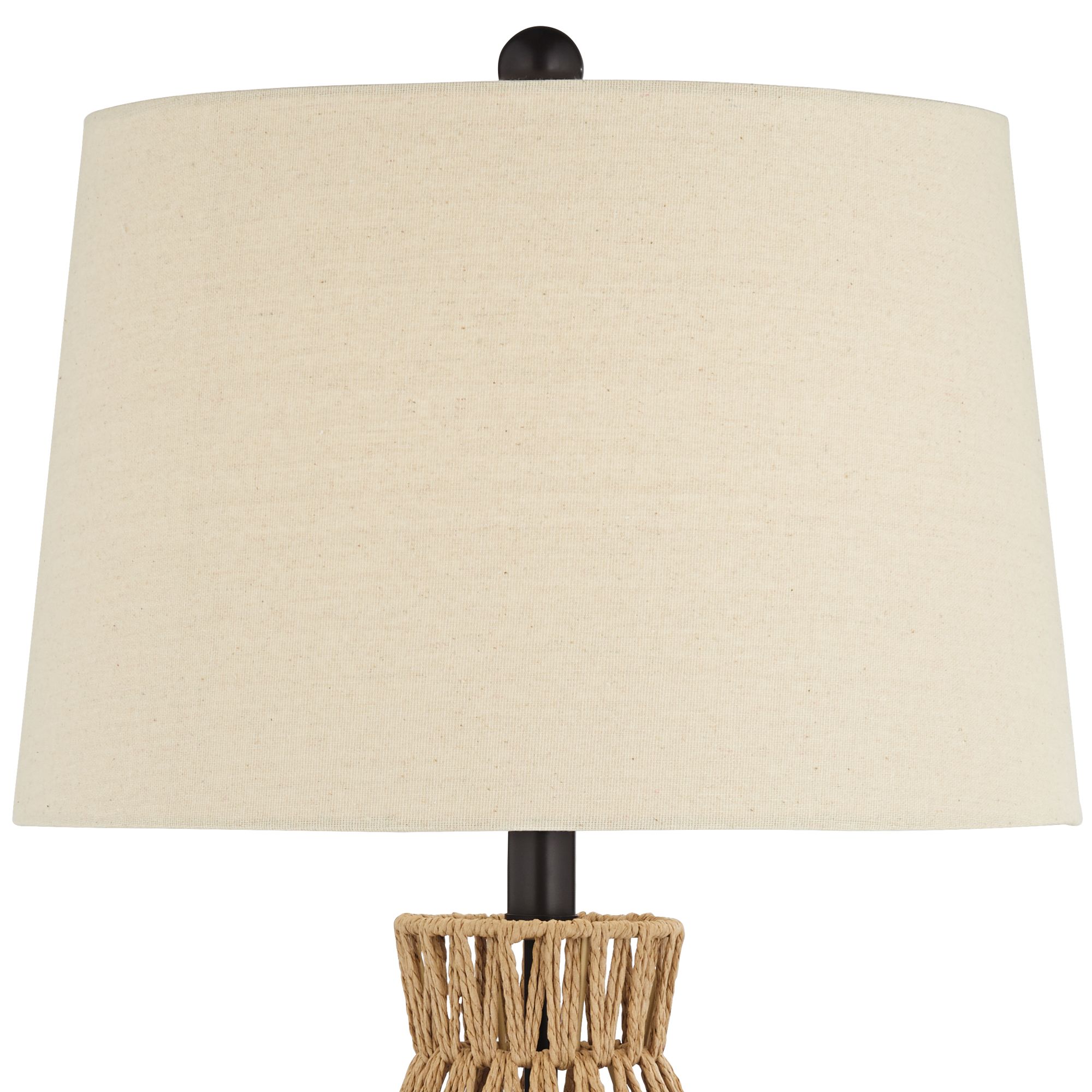Image 4 Possini Euro San Carlos 27" Rattan Wicker Table Lamps Set of 2 more views