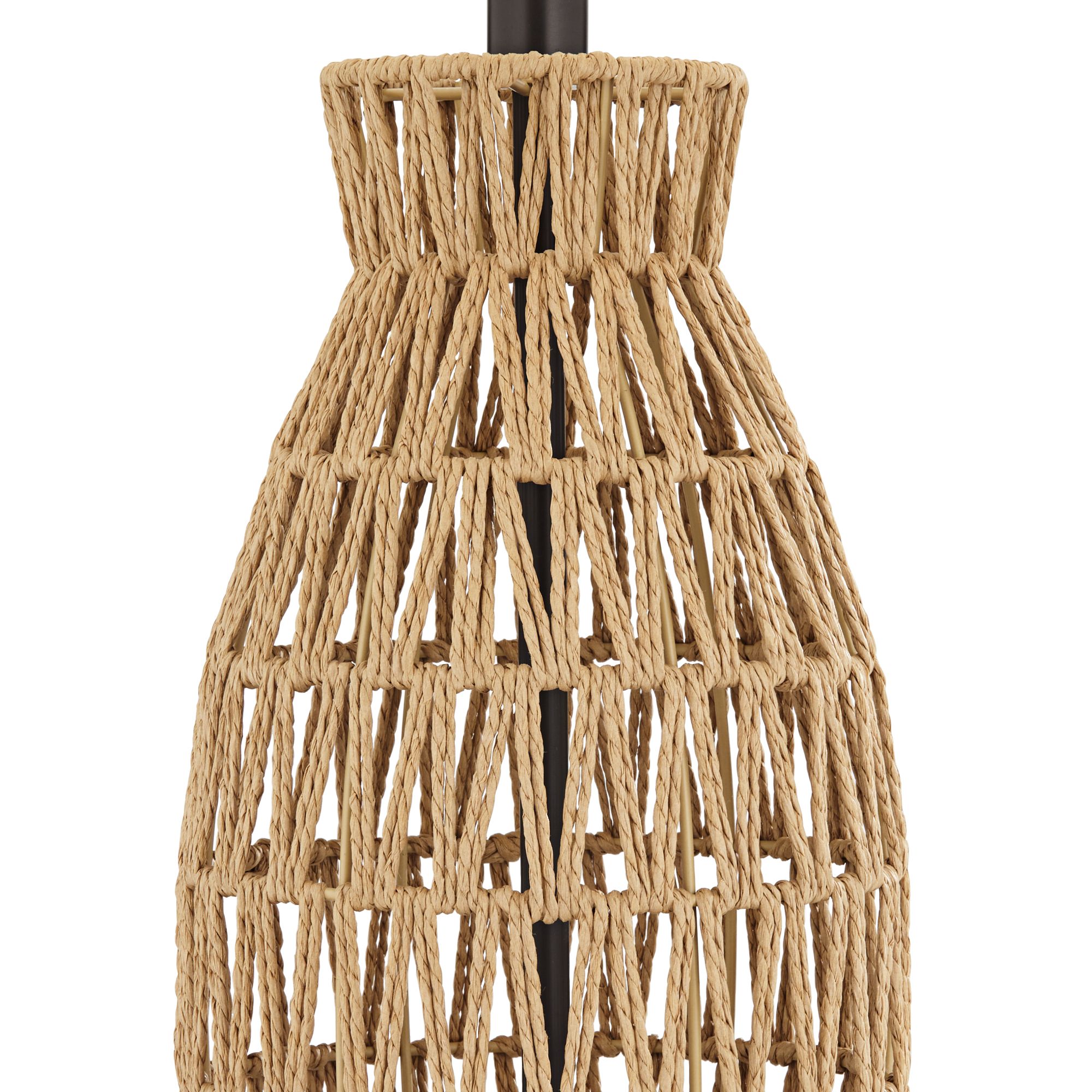 Image 6 Possini Euro San Carlos 27" Rattan Wicker Table Lamps Set of 2 more views