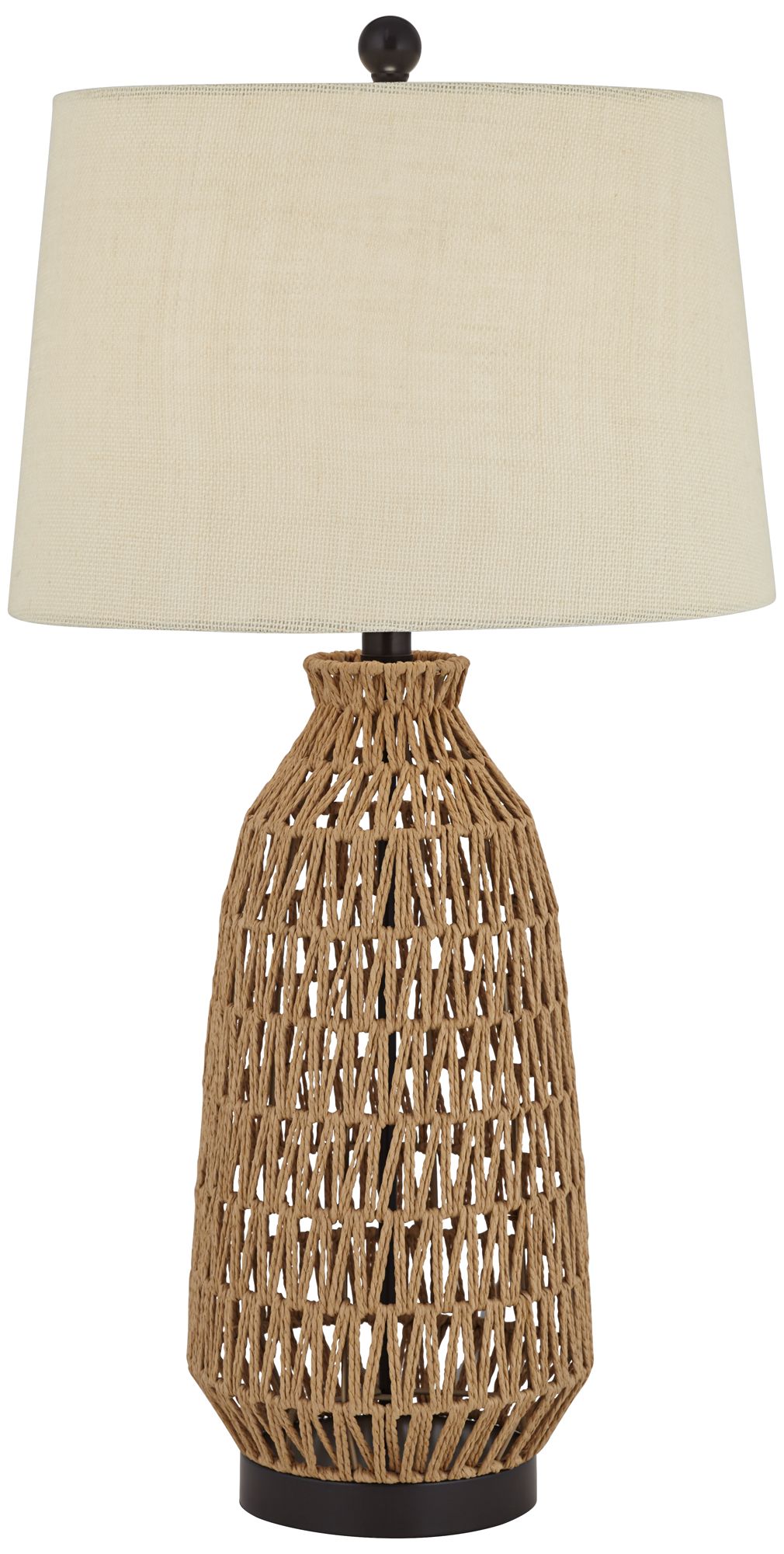 Image 3 Possini Euro San Carlos 29" Modern Coastal Rattan Wicker Table Lamp