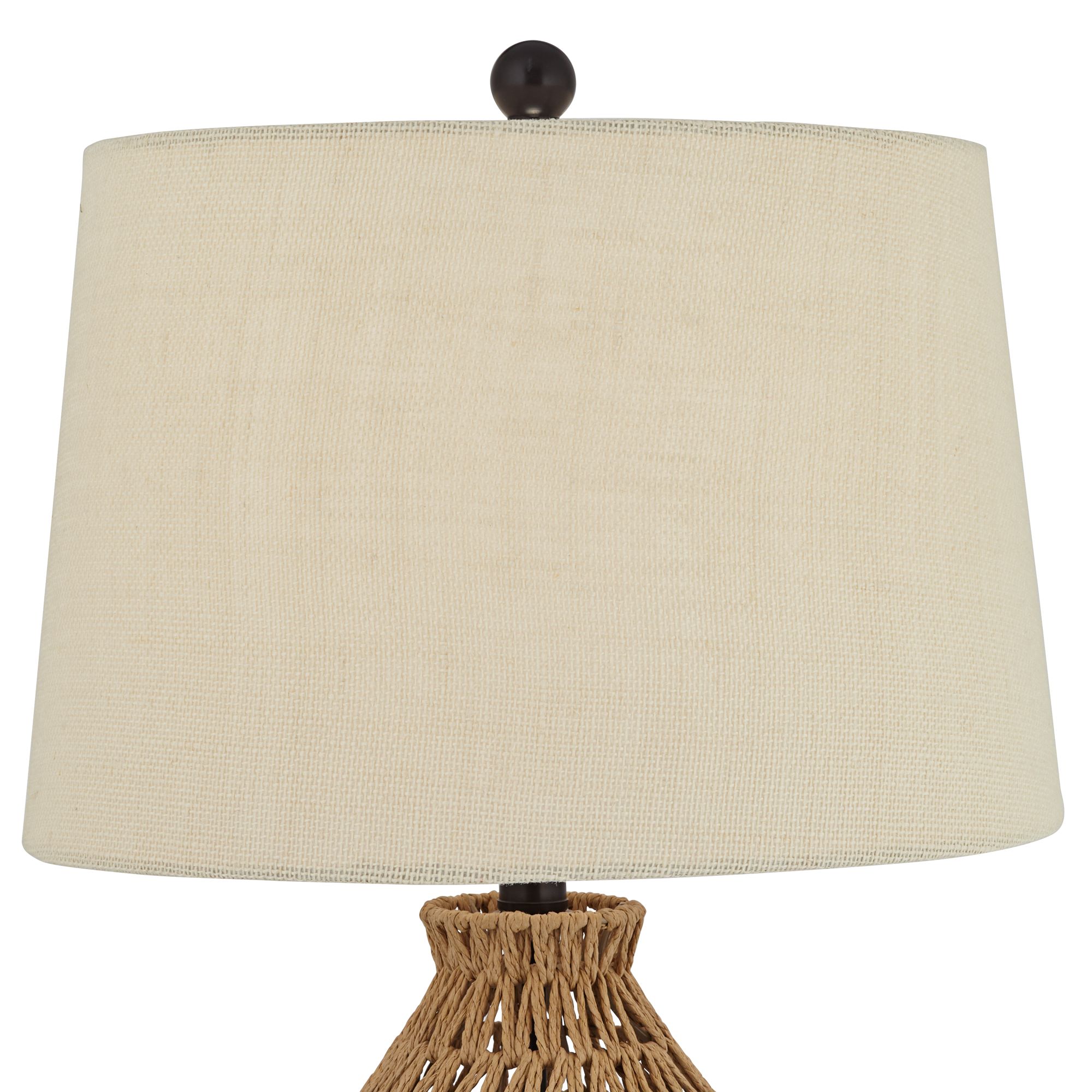 Image 5 Possini Euro San Carlos 29" Modern Coastal Rattan Wicker Table Lamp more views