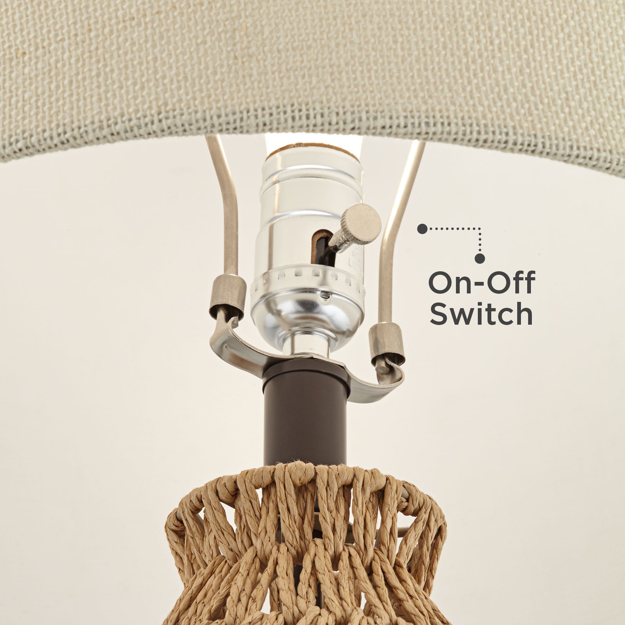 Image 6 Possini Euro San Carlos 29" Modern Coastal Rattan Wicker Table Lamp more views