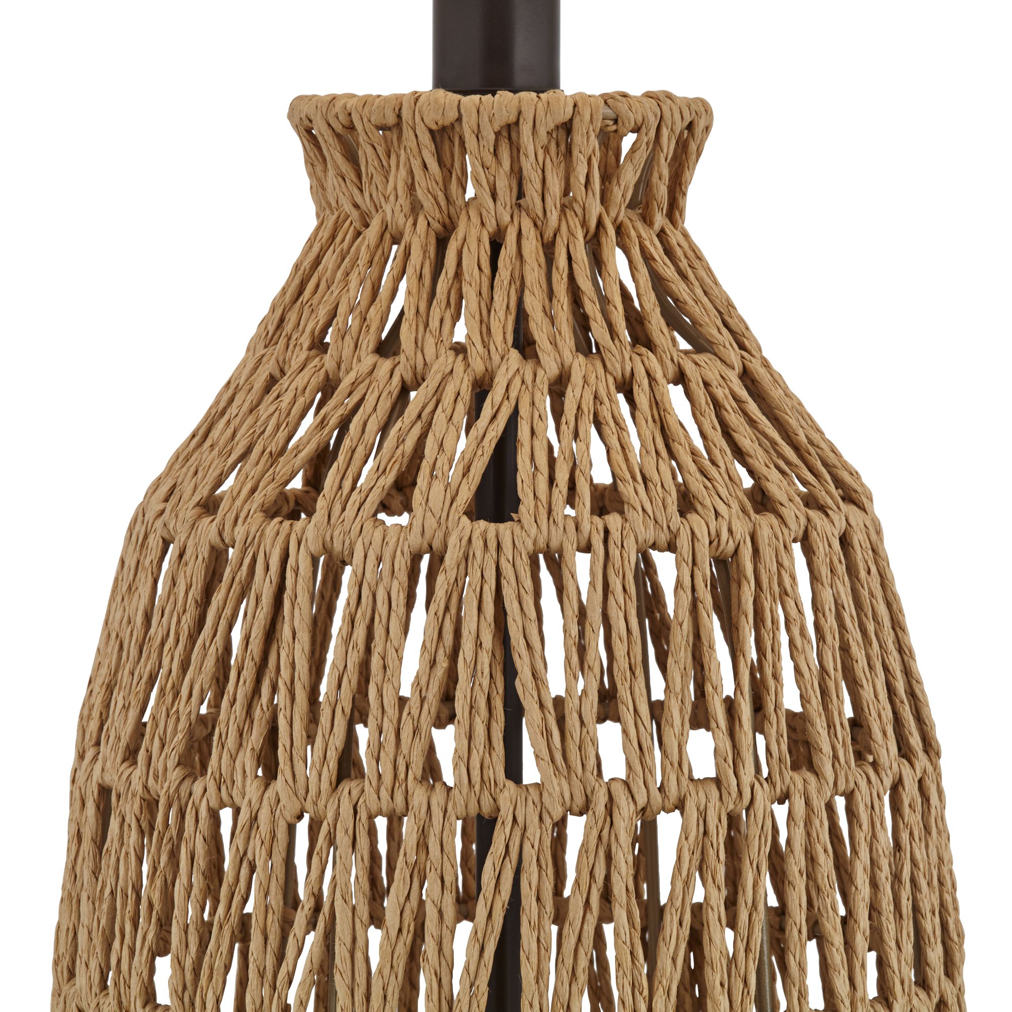Image 7 Possini Euro San Carlos 29" Rattan Wicker Table Lamps Set of 2 more views