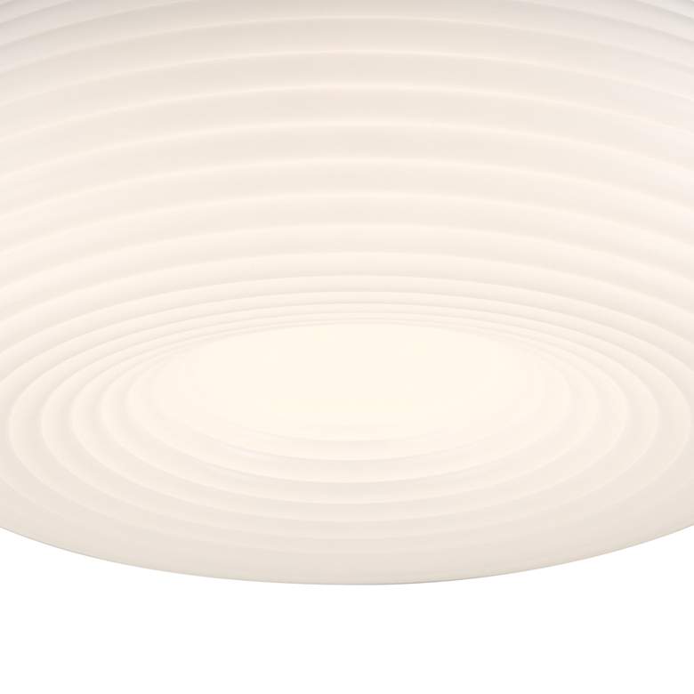 Image 4 Possini Euro Sandringham 19 3/4" Wide Modern White LED Ceiling Light more views