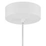 Thumbnail4 of Possini Euro Sandringham 20" Sanded White Modern LED Pendant Light more views