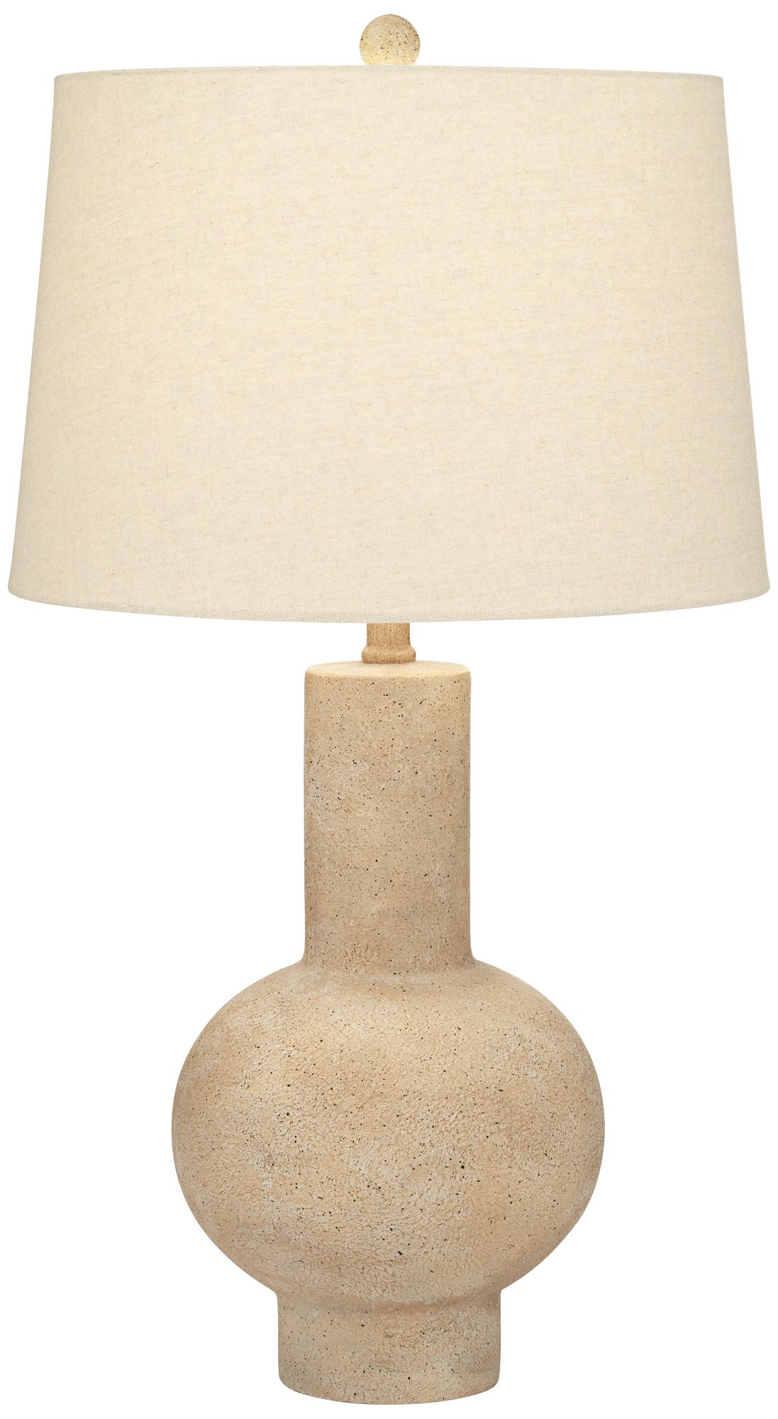 Image 2 Possini Euro Sandstone 27" Modern Gourd Table Lamp