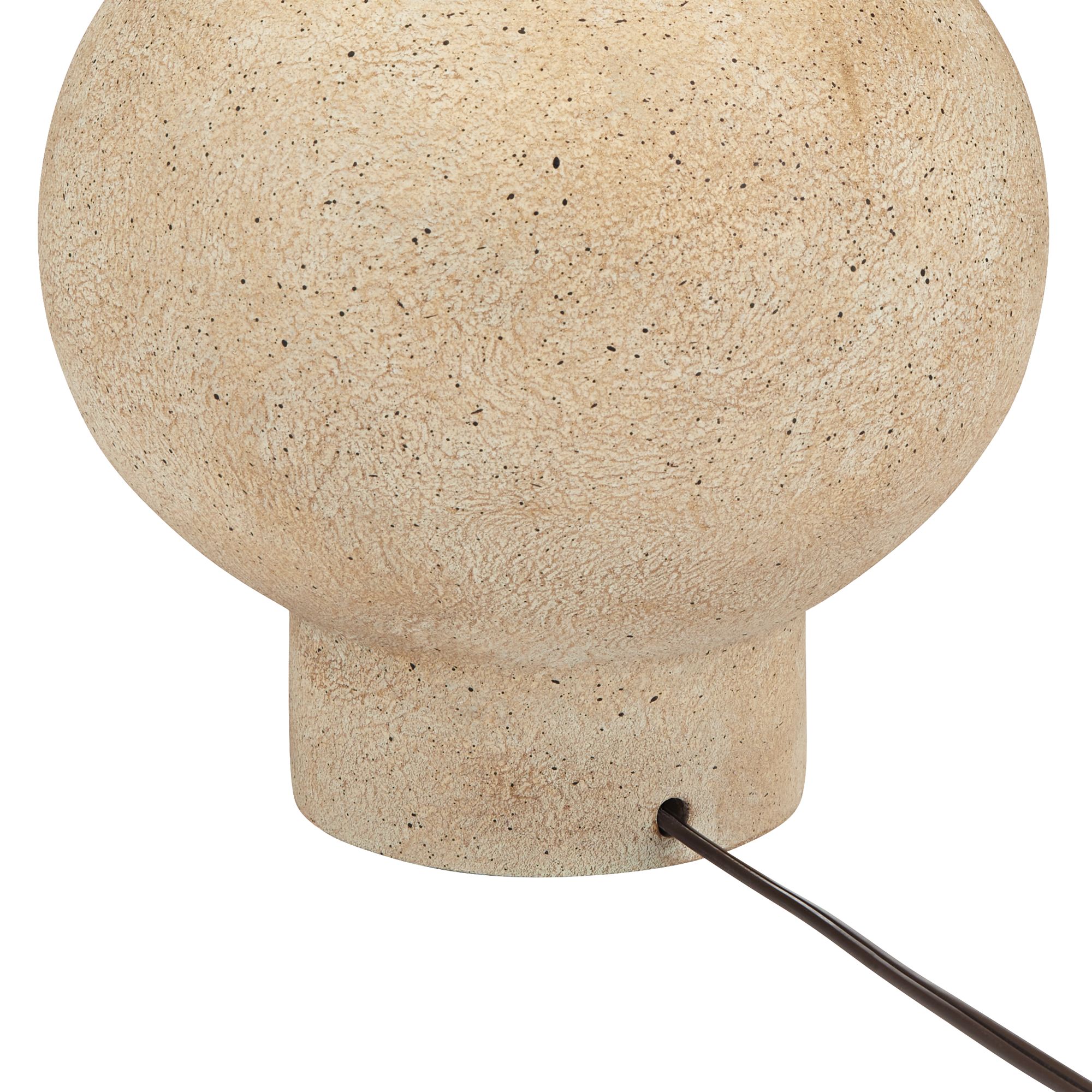 Image 7 Possini Euro Sandstone 27" Modern Gourd Table Lamp more views