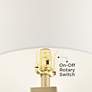 5_Possini Euro Sarah 32" Modern Blue Twist Art Glass Table Lamp more views