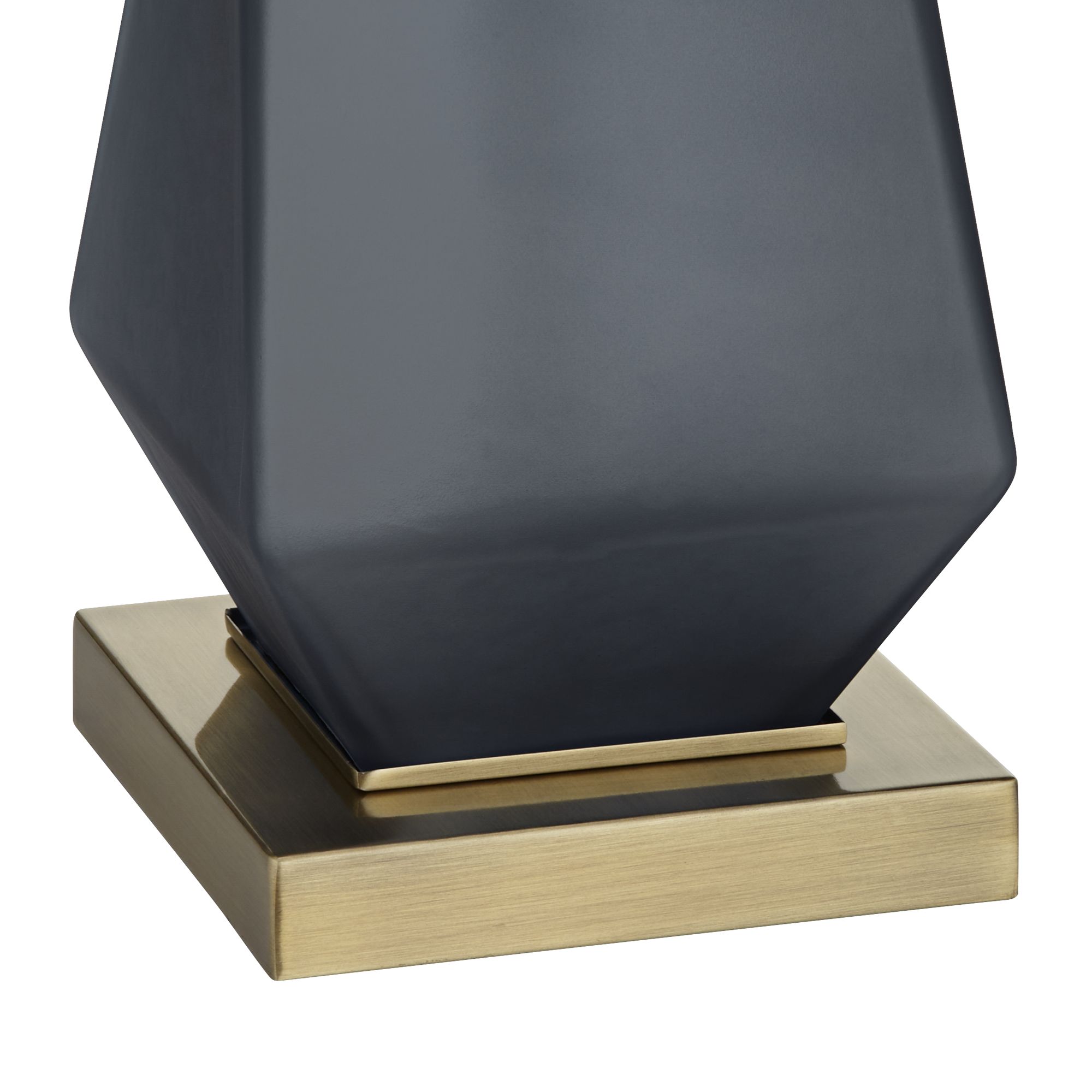 Image 6 Possini Euro Sarah 32" Modern Twist Art Glass Table Lamp more views