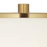 Possini Euro Sarah 34 1/2" High Gold and Marble Buffet Table Lamp