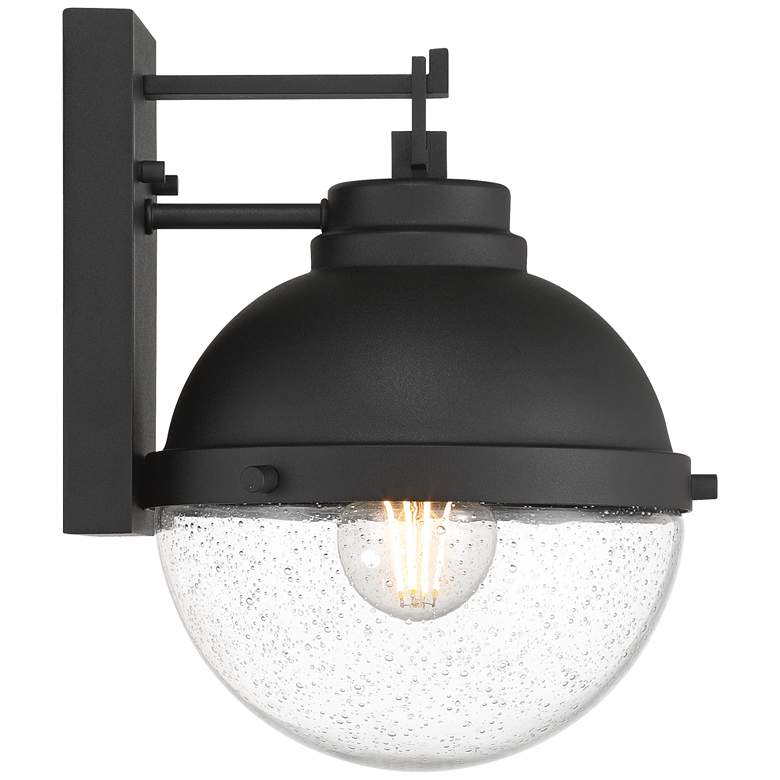 Image 7 Possini Euro Sargasso 11" Black Marine Outdoor Wall Light Set of 2 more views