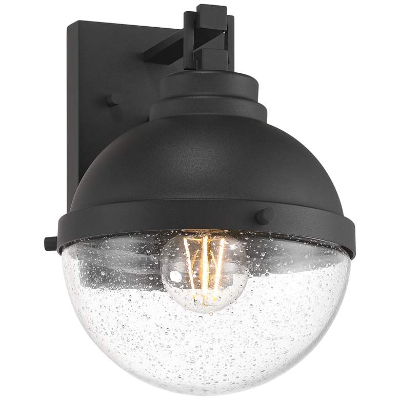 Image 6 Possini Euro Sargasso 11" Sand Black Marine Grade Outdoor Wall Light more views