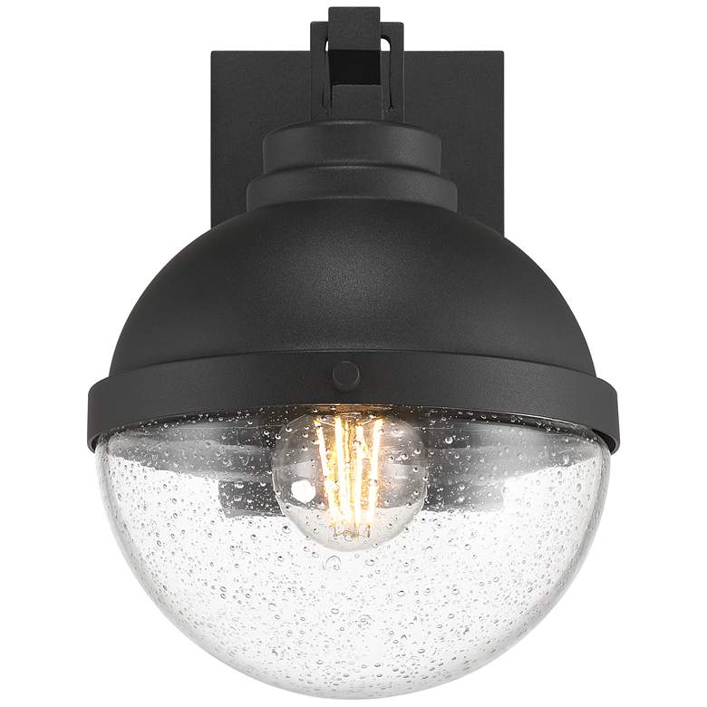 Image 5 Possini Euro Sargasso 11" Sand Black Wall Sconce more views