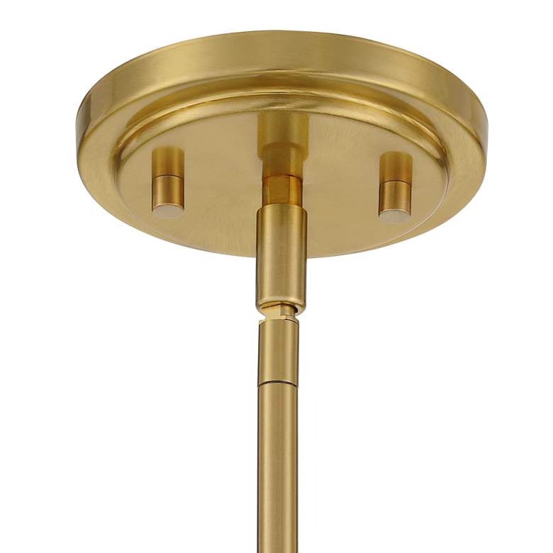 Image 6 Possini Euro Saturna 13" Wide Soft Gold Globe Pendant Light more views