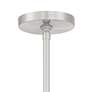 6_Possini Euro Saturna 21" Nickel and Linen Shade Modern Drum Pendant more views