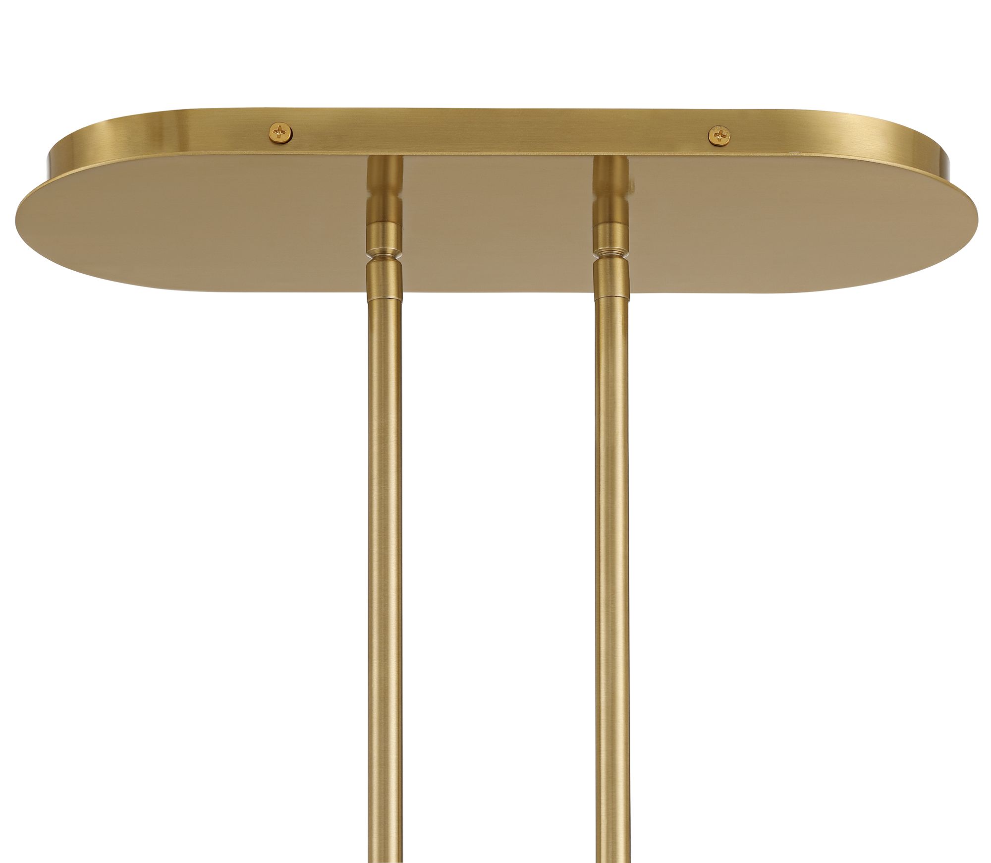 Possini Euro Saunders 40" Wide Soft Gold Linear 6-Light Pendant Light in scene