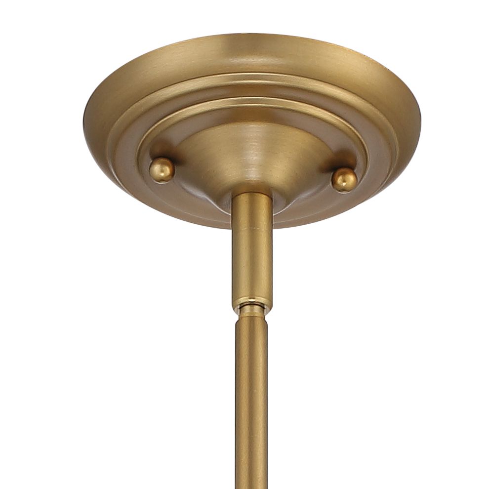 Image 4 Possini Euro Schoolhouse 11" Soft Gold Opal Glass Mini Pendant more views