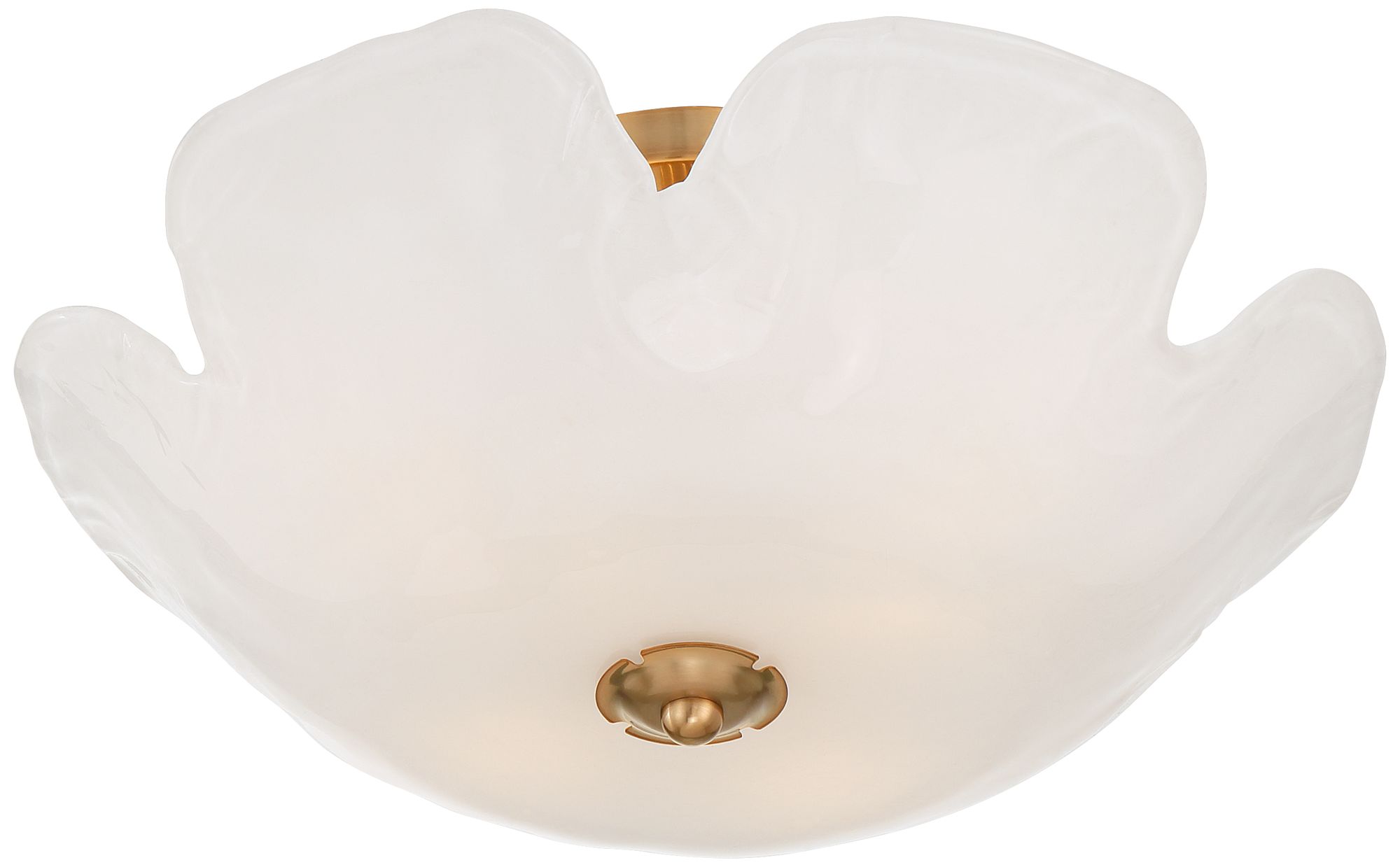 Image 7 Possini Euro Scipio 18" Wide Soft Gold and Glass 4-Light Ceiling Light more views