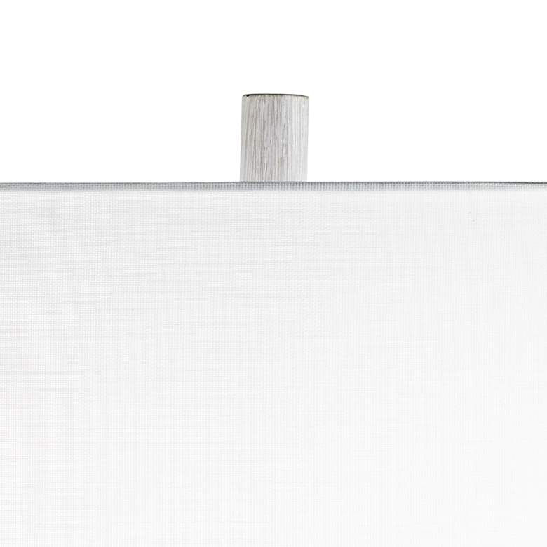 Image 4 Possini Euro Scribe 66 1/2" Faux Wood Organic Modern Floor Lamp more views
