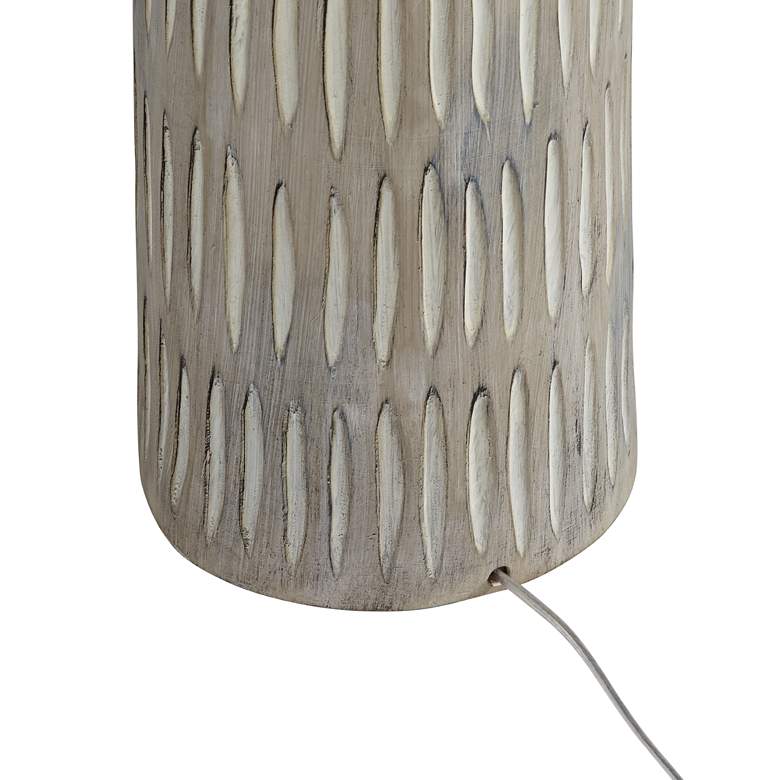 Image 7 Possini Euro Scribe 66 1/2" Faux Wood Organic Modern Floor Lamp more views