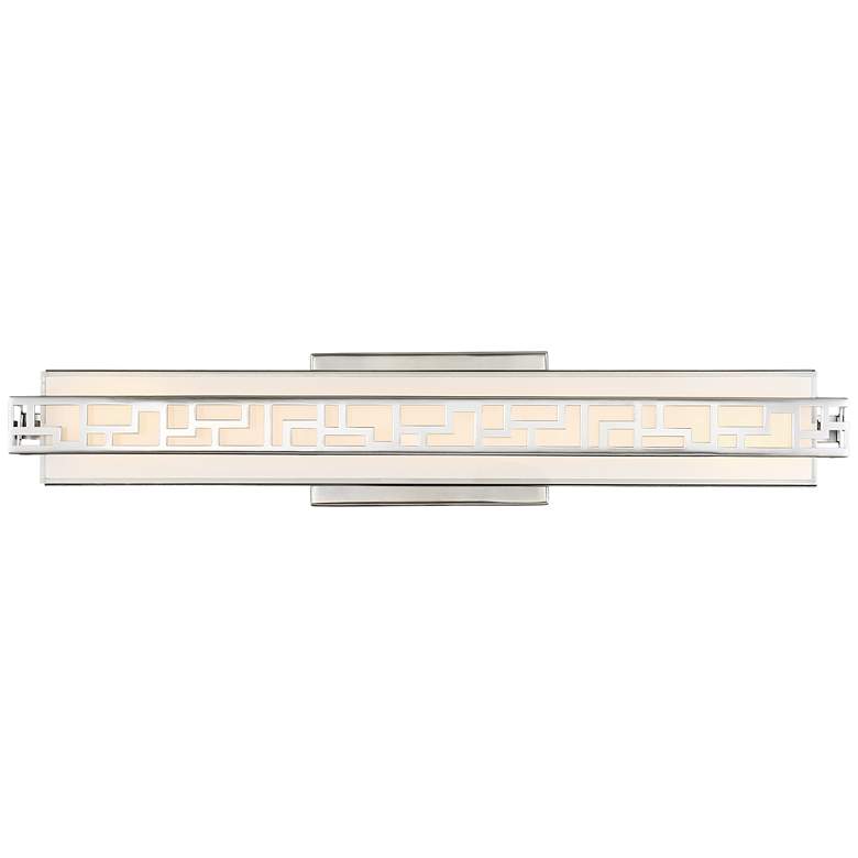 Image 1 Possini Euro Searles 24 inch Wide Contemporary LED Bath Light