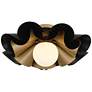 2_Possini Euro Sedna 18"W Black and Warm Gold Ceiling Light