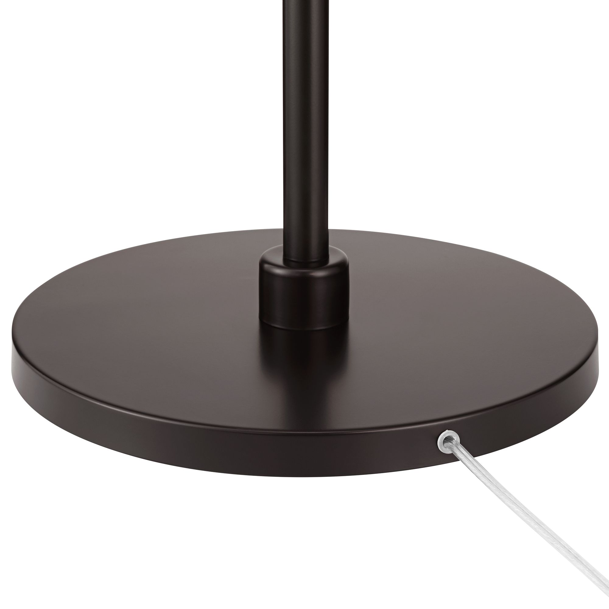 Image 6 Possini Euro Serra 64" Dark Bronze Chairside Arc Offset Arm Floor Lamp more views