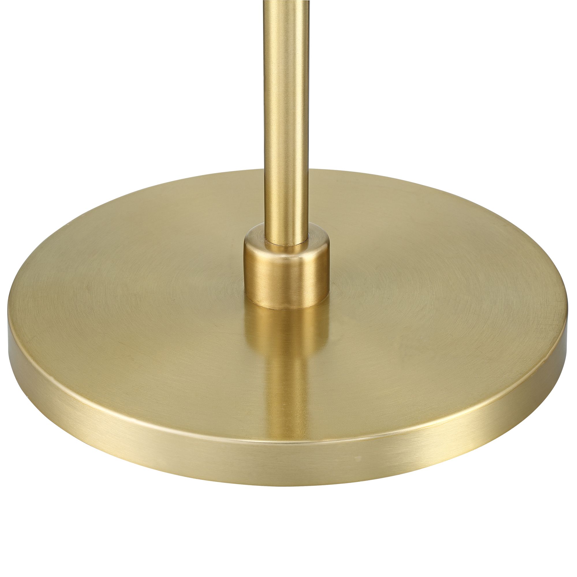 Image 4 Possini Euro Serra 64" Warm Gold Modern Arc Arm Floor Lamps Set of 2 more views