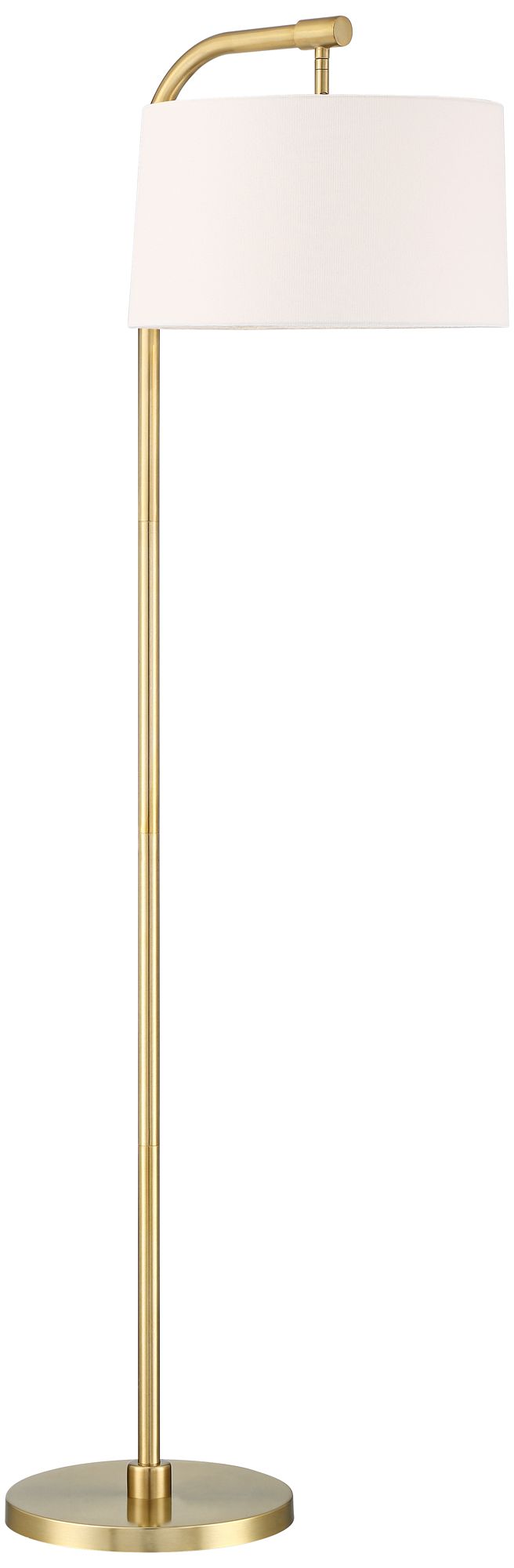 Image 7 Possini Euro Serra 64" Warm Gold Modern Arc Arm Floor Lamps Set of 2 more views