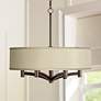 Thumbnail1 of Possini Euro Sesame 20" Wide 6-Light Bronze Pendant Chandelier