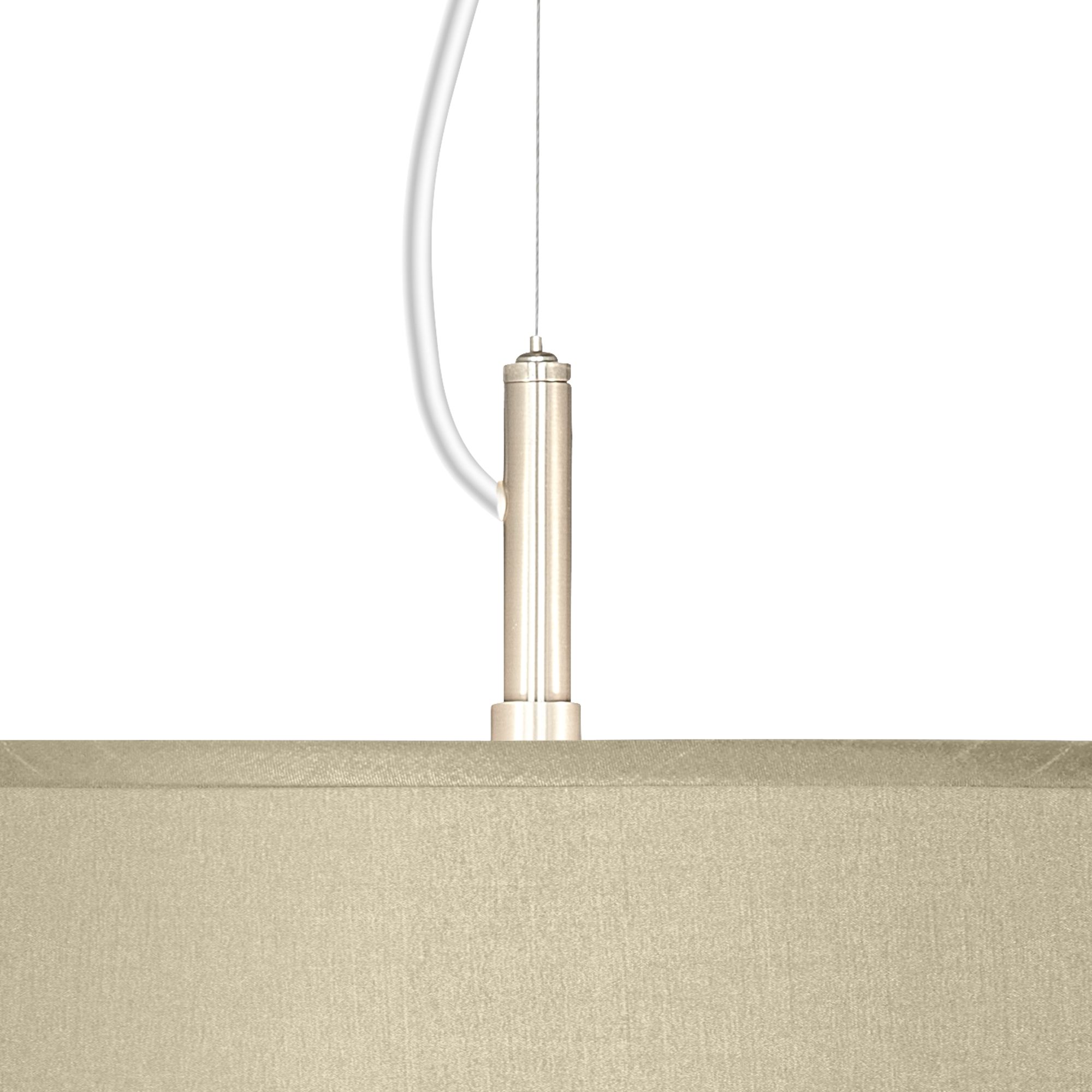 Image 2 Possini Euro Sesame Faux Silk 20" Wide Modern Pendant Chandelier more views