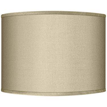 Possini Euro Sesame Faux Silk Drum Lamp Shade 15.5x15.5x11 (Spider)