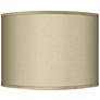 1_Possini Euro Sesame Faux Silk Drum Lamp Shade 15.5x15.5x11 (Spider)