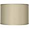 Possini Euro Sesame Faux Silk Drum Shade 12x12x8.5 (Spider)