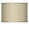 Possini Euro Sesame Faux Silk Drum Shade 13.5X13.5X10 (Spider)