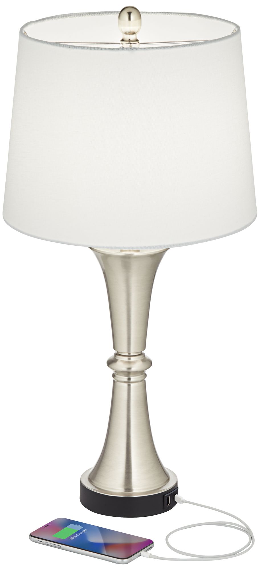 Image 4 Possini Euro Seymore 26" LED Modern USB Touch Table Lamps Set of 2 more views