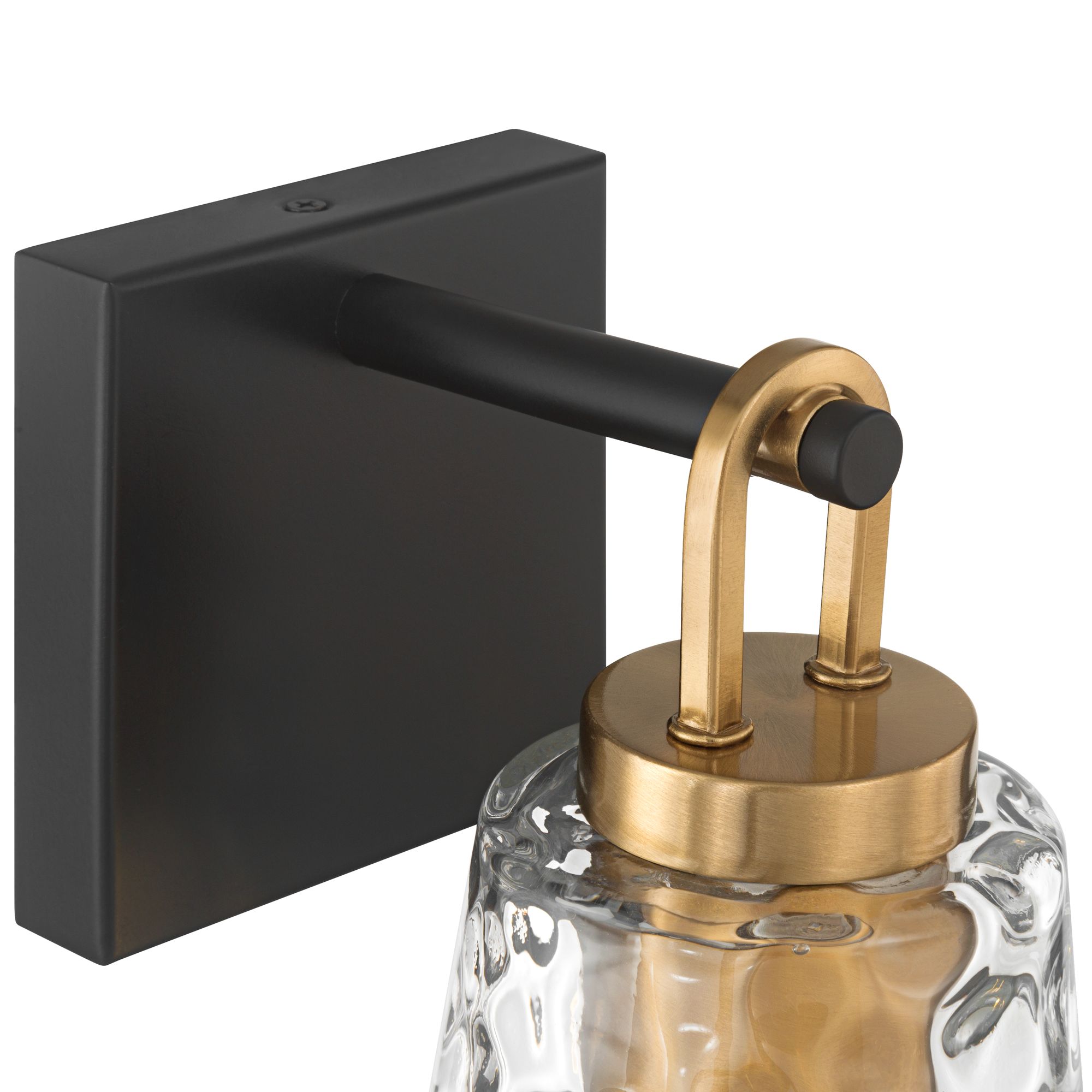 Image 5 Possini Euro Shadia 9" High Black Brass Water Glass Wall Sconce more views