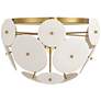 6_Possini Euro Shelly 15 1/2" Wide Gold with White Ceramic Ceiling Light more views